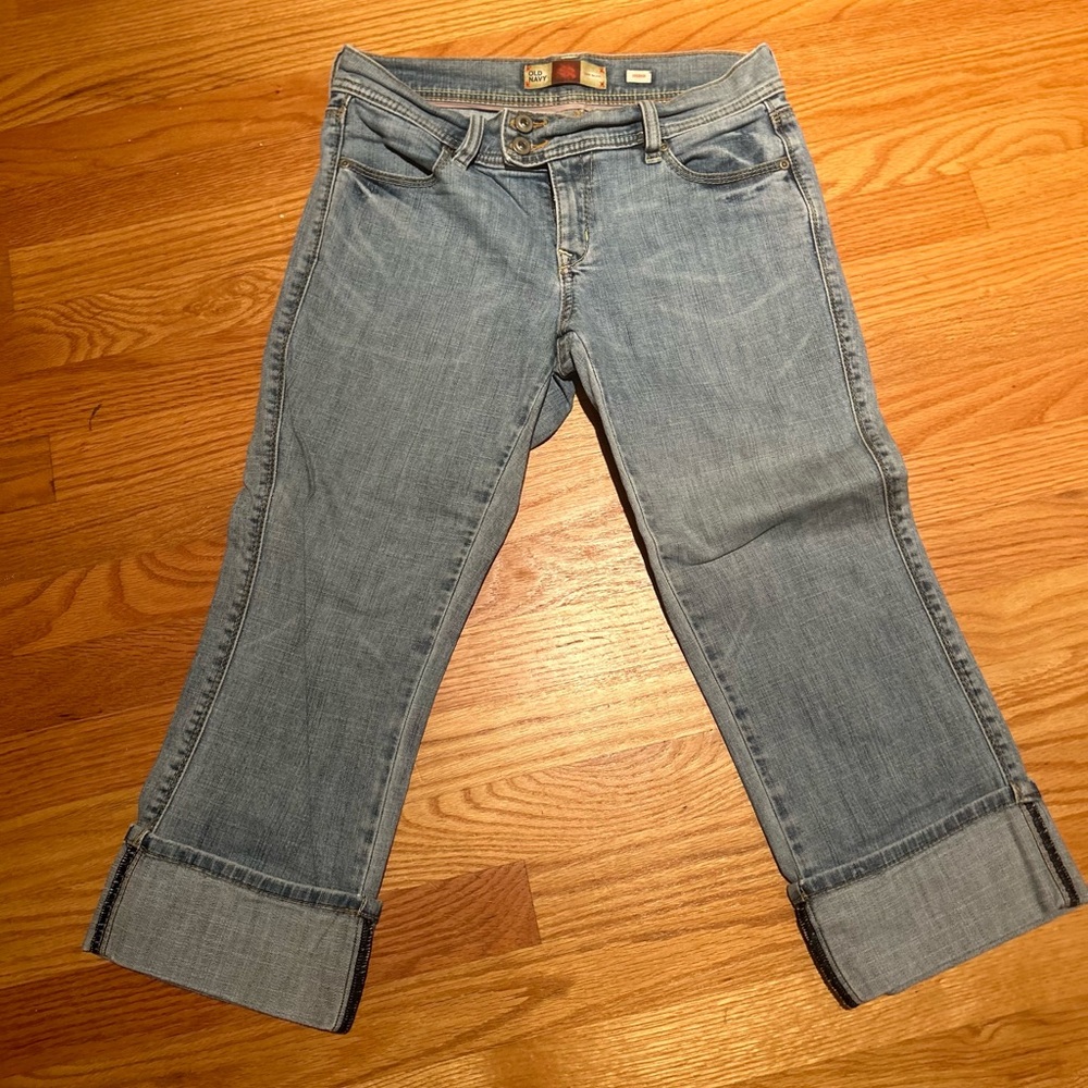 Women’s Old Navy Low Waist Stretch Capri Jeans Size 6